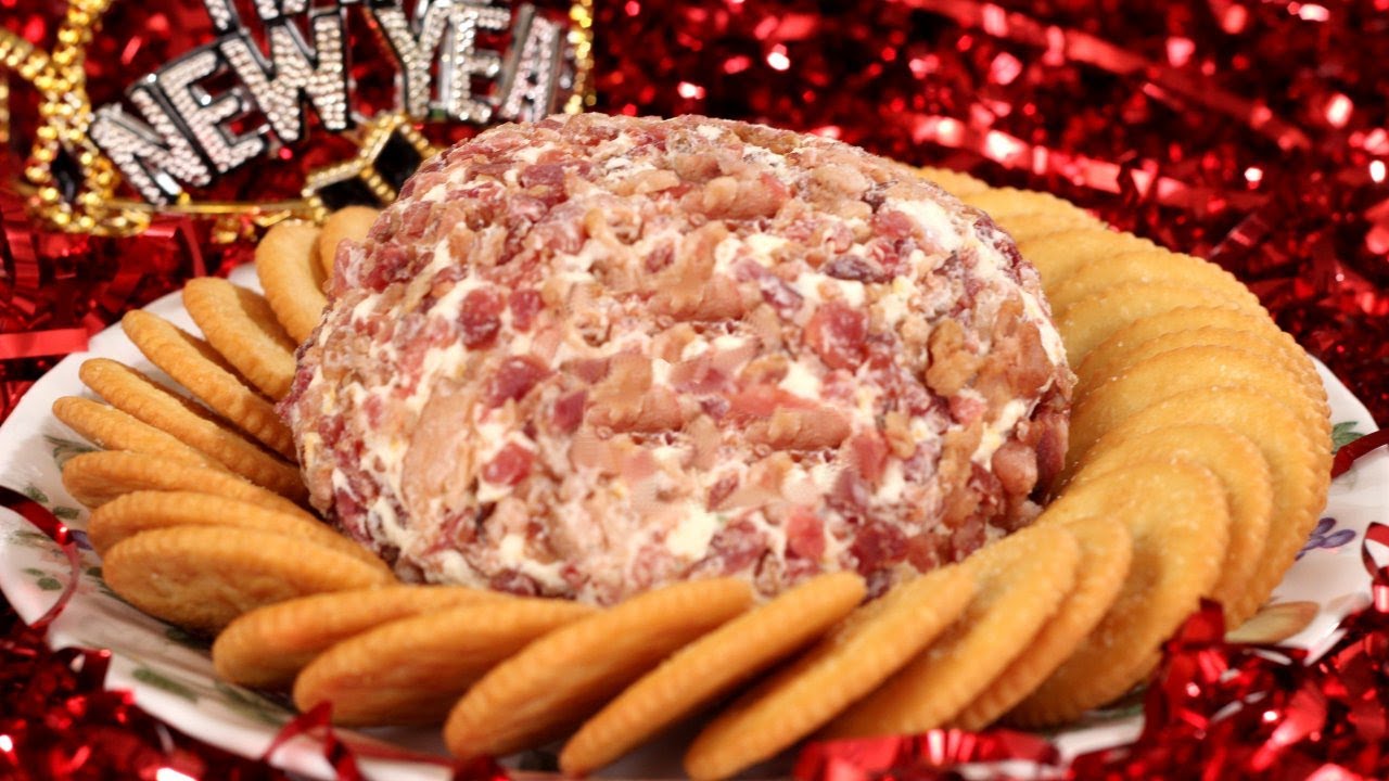 Bacon Cheese Ball - Happy New Year!