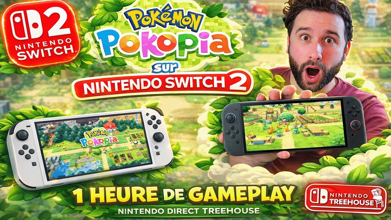 POKEMON POKOPIA sur NINTENDO SWITCH 2 🔥 1H DE GAMEPLAY pour le NINTENDO DIRECT TREEHOUSE !!
