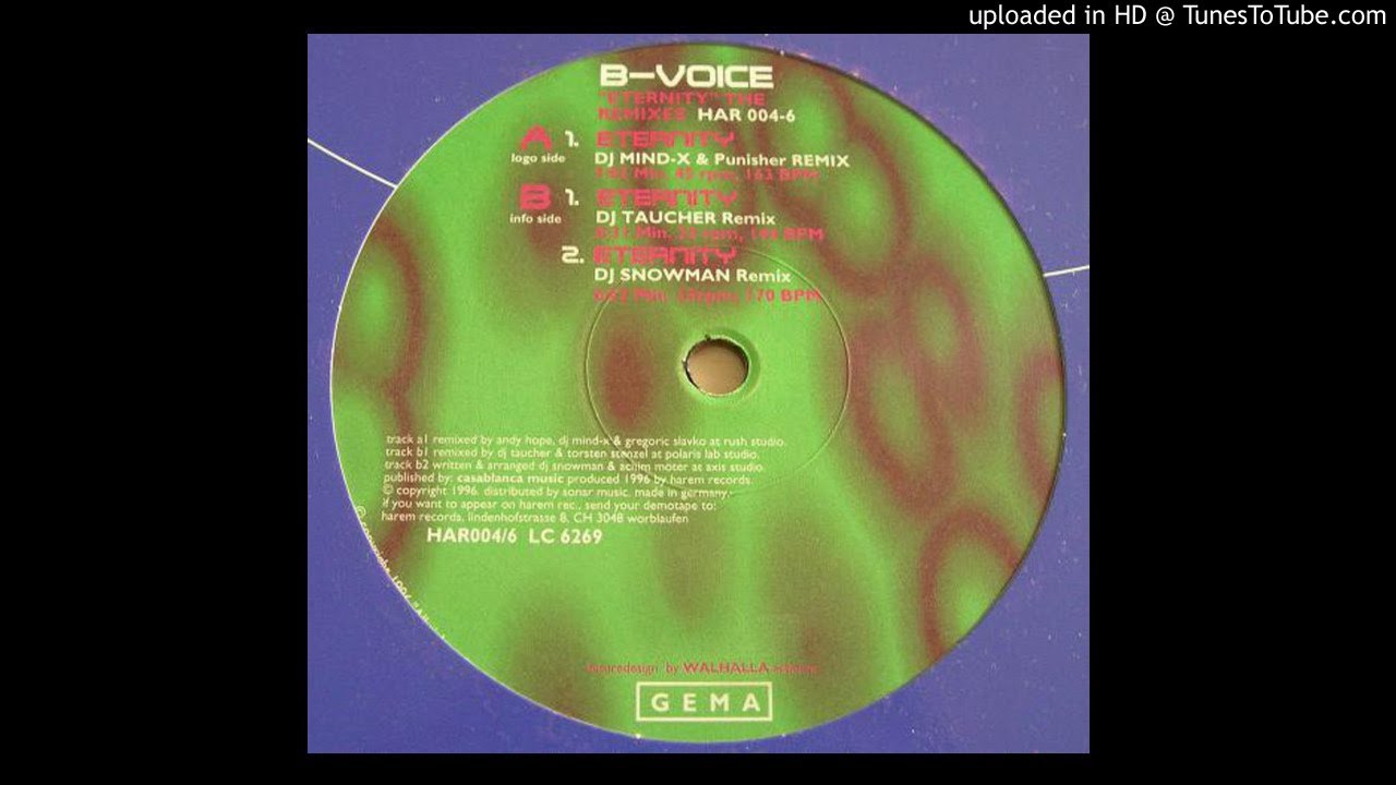 B-Voice - Eternity (Dj Mind-X & Punisher Remix)