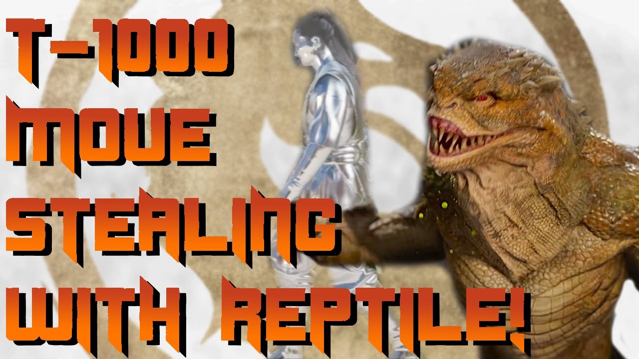 Stealing from T-1000 is kinda BROKEN! | MK1 Reptile Shujinko Online Matches