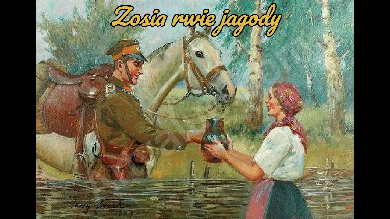 Zosia rwie jagody