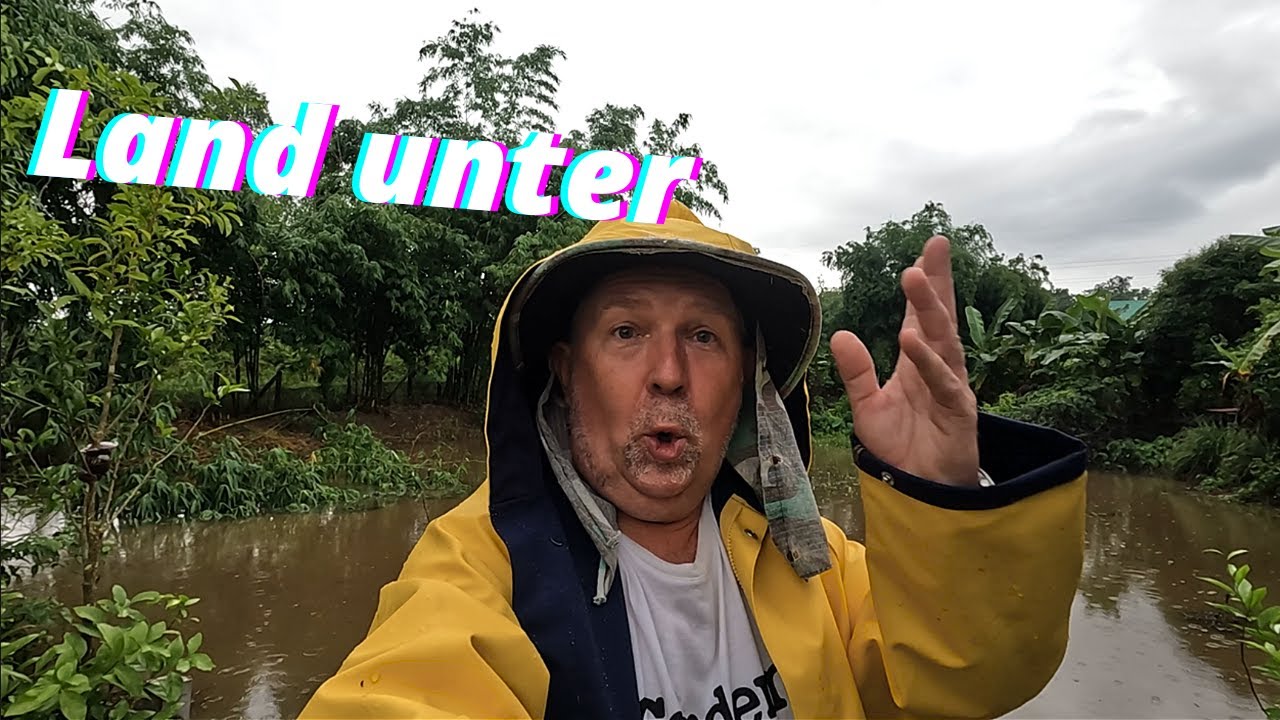 So schnell kann es gehen, Update zum gestrigen Video. Wasser läuft, Land unter.