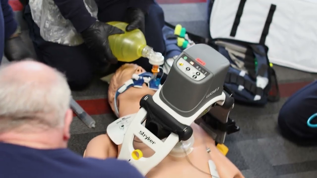 Simulated 911 Emergency for Cardiac Arrest | Springfield Township Firefighter Training