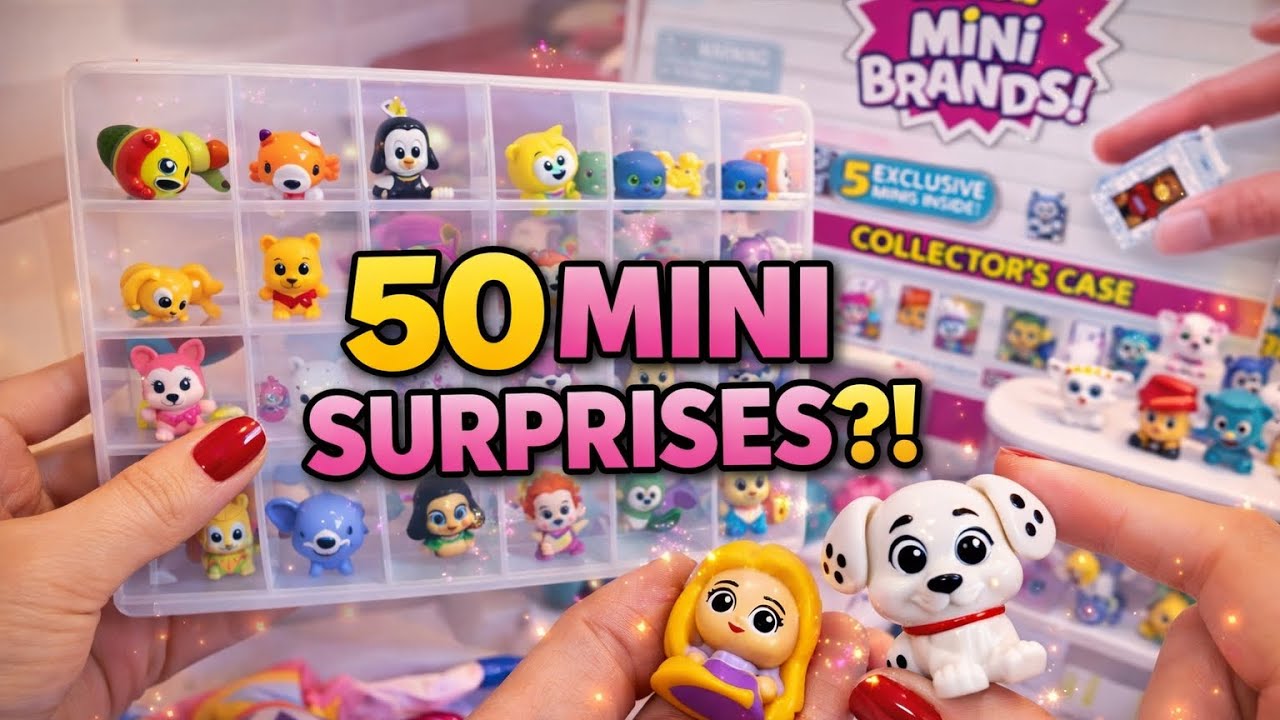 50 MINI Surprises 😳 Are These REAL or TOYS? (Mini Brands)