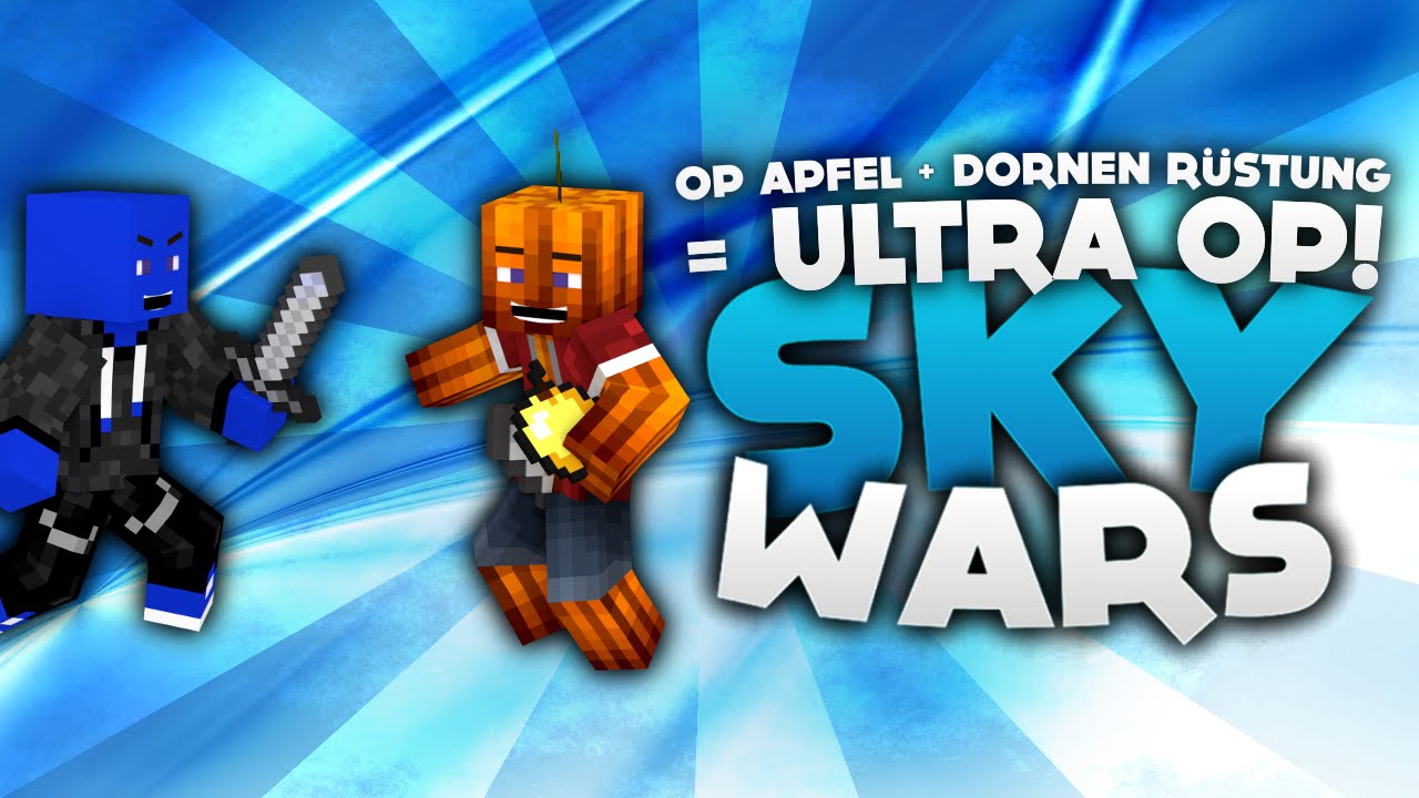 OP ÄPFEL + DORNEN RÜSTUNG = ULTRA OP! | Minecraft Sky Wars | DieBuddiesZocken