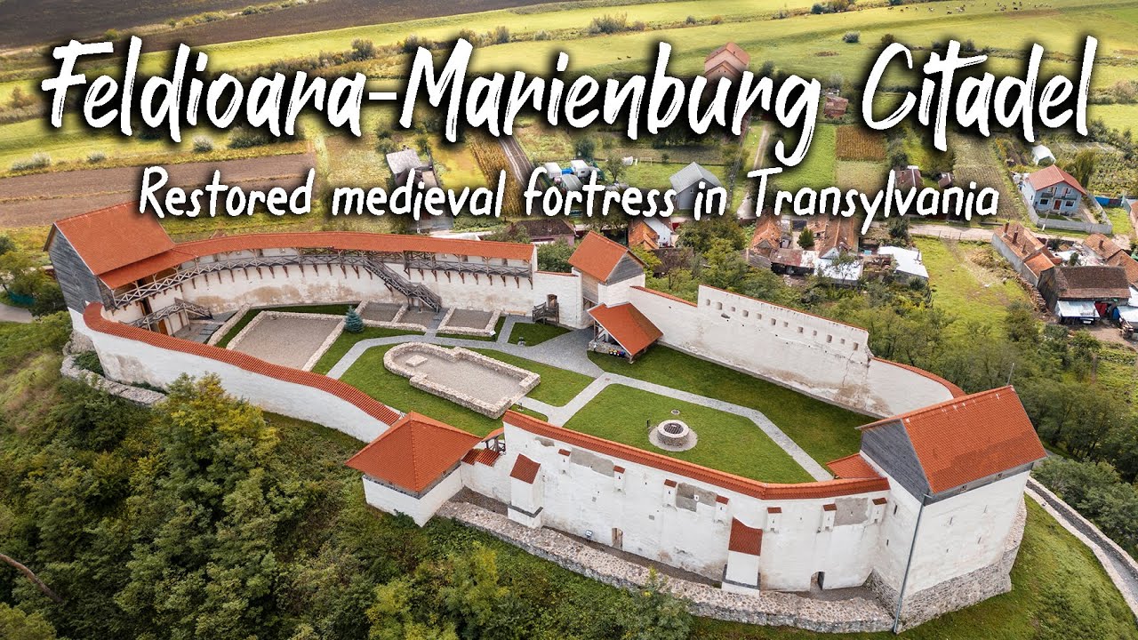 Feldioara - Marienburg Citadel: Restored medieval fortress in Transylvania [4K, Cinematic, Relaxing]