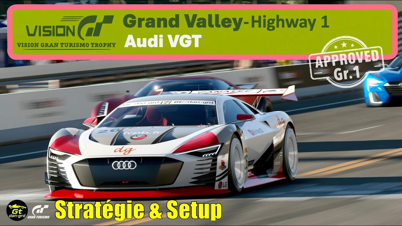 Gran Turismo 7 | Audi VGT | Grand Valley | Vision Gran Turismo GT | Stratégie & Course gagnante