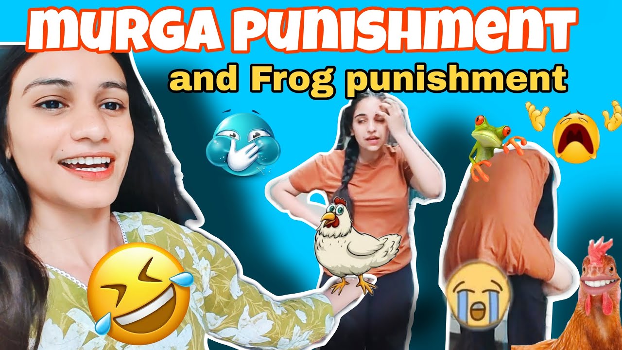 Murga punishment and Frog punishment #challenge punishment time #tanwarsister#funny