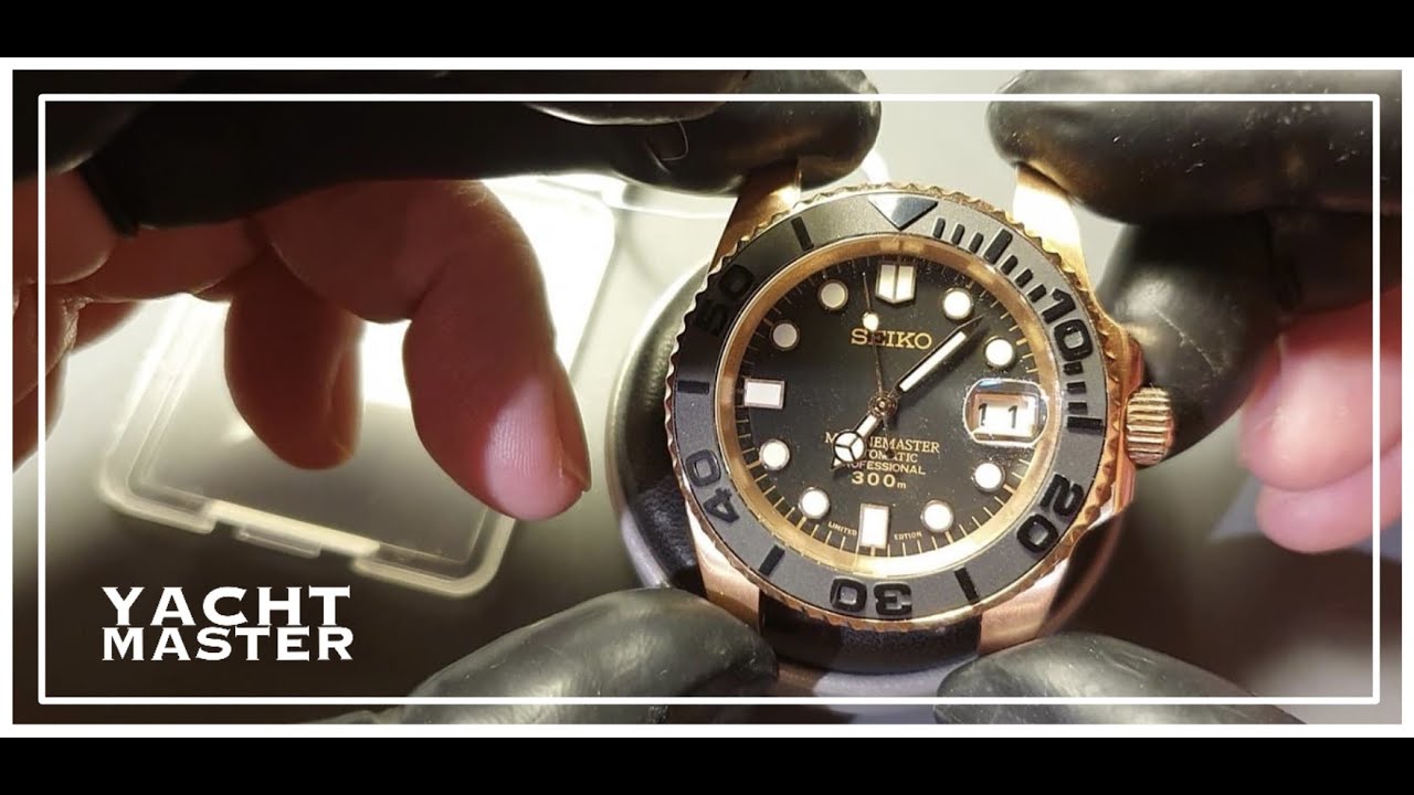 Building a Seiko Yacht Master Rosegold part#2