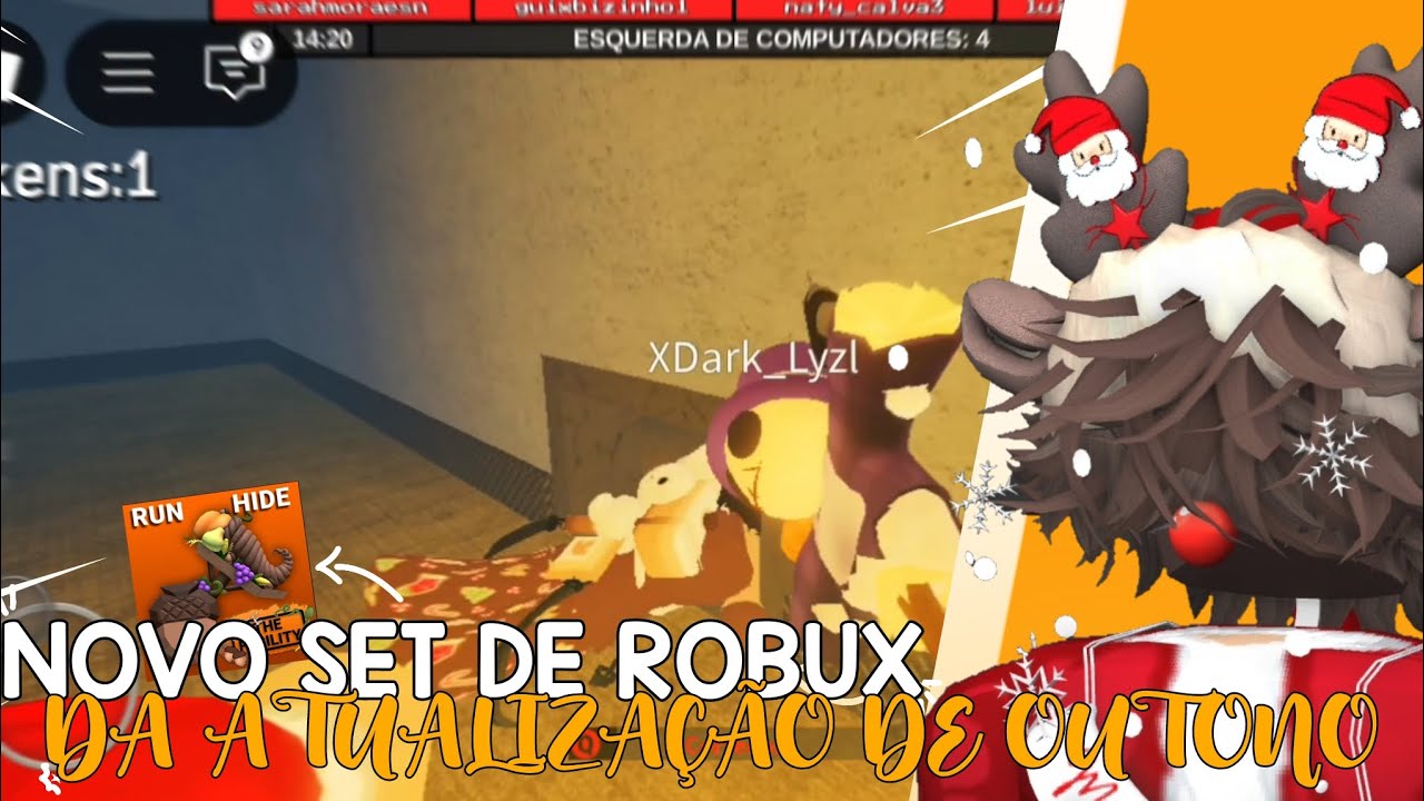 •TESTANDO O NOVO SET DE ROBUX DA ATUALIZAÇÃO DE OUTONO!!{FLEE THE FACILITY}•