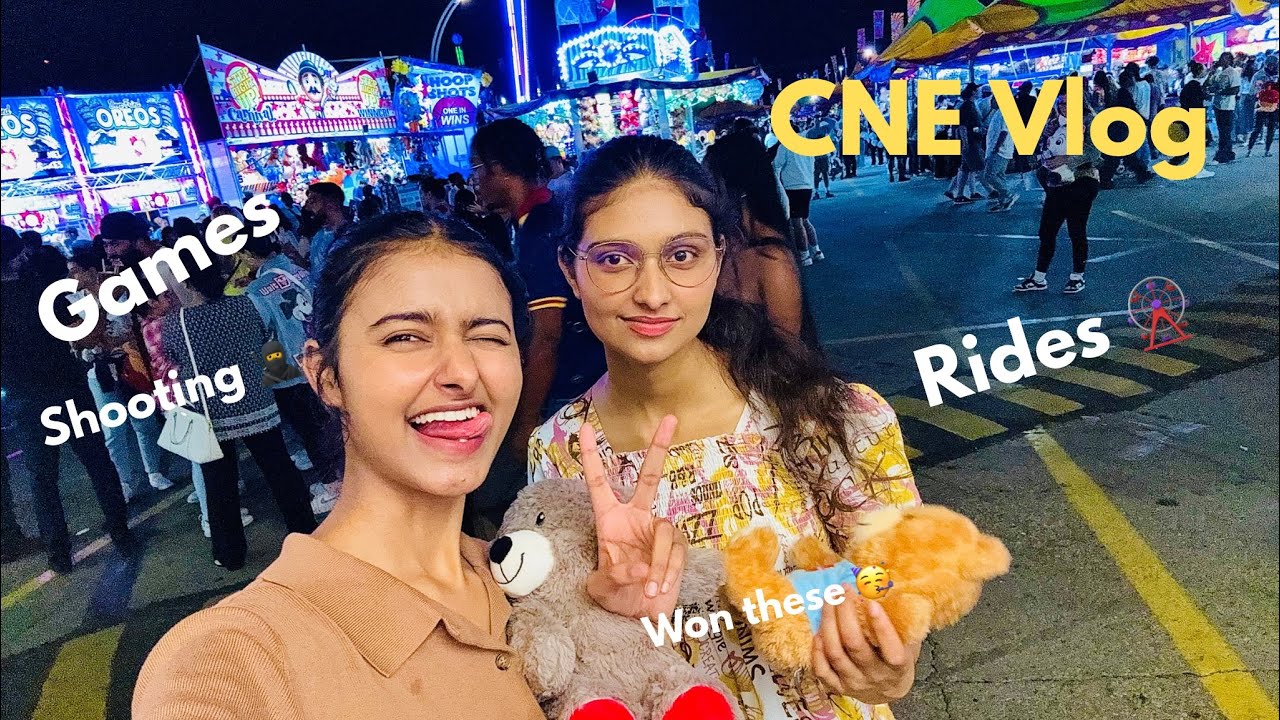 Won so many games at CNE 🥳l gun shooting | deadly Rides 🎡 experience 🤯 | Miss Fun 