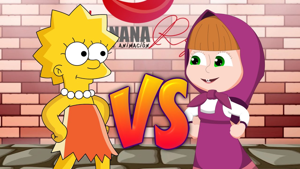 Epica Batalla de Rap Lisa Simpson vs Masha y el Oso