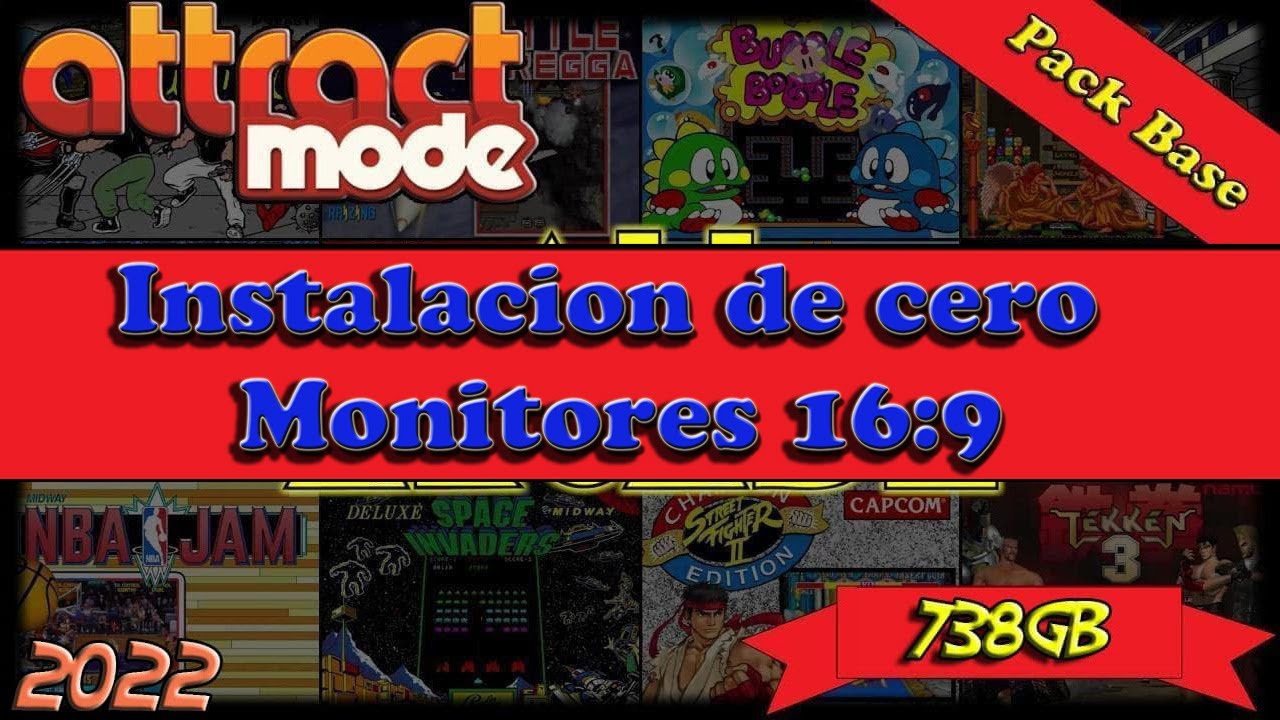 Tutorial Attract Mode Plus (Instalacion de cero - Monitores 16:9)