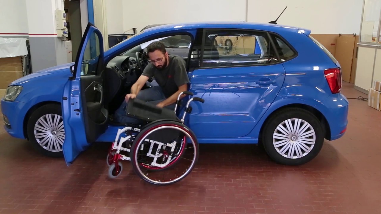 EDAG SYSTEM - Porta rototraslante e carica carrozzine posteriore - Officina Fava Bologna