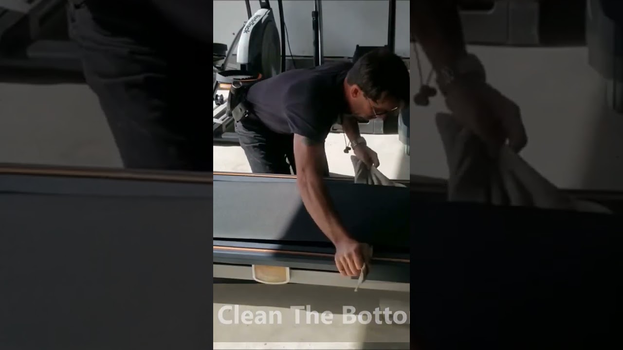 Clean the Underside of a Treadmill Belt