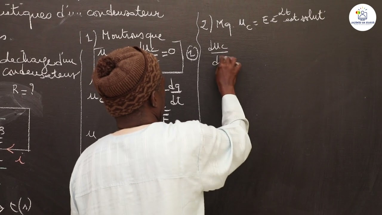 Exercices -Terminale S- PC: Physique / Dipole RC / Condensateur /  M. Diop