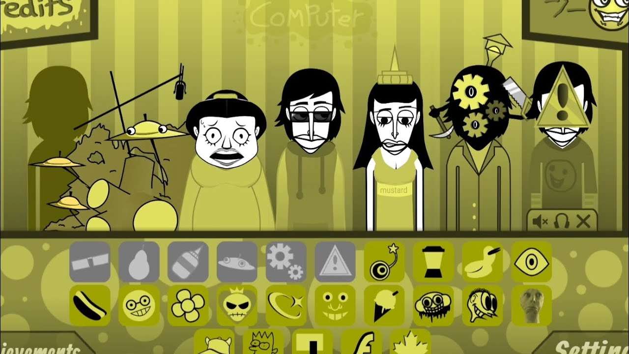 Playing incredibox colorbox mustard for the first time