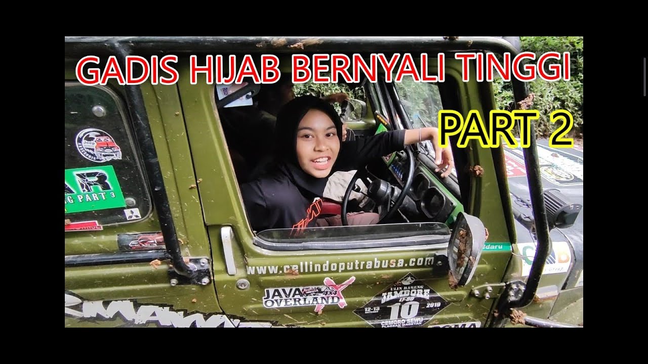 Gadis Berhijab Bernyali Tinggi #adventure  #jimny4x4  #seru  #offroad  #best  #beautiful