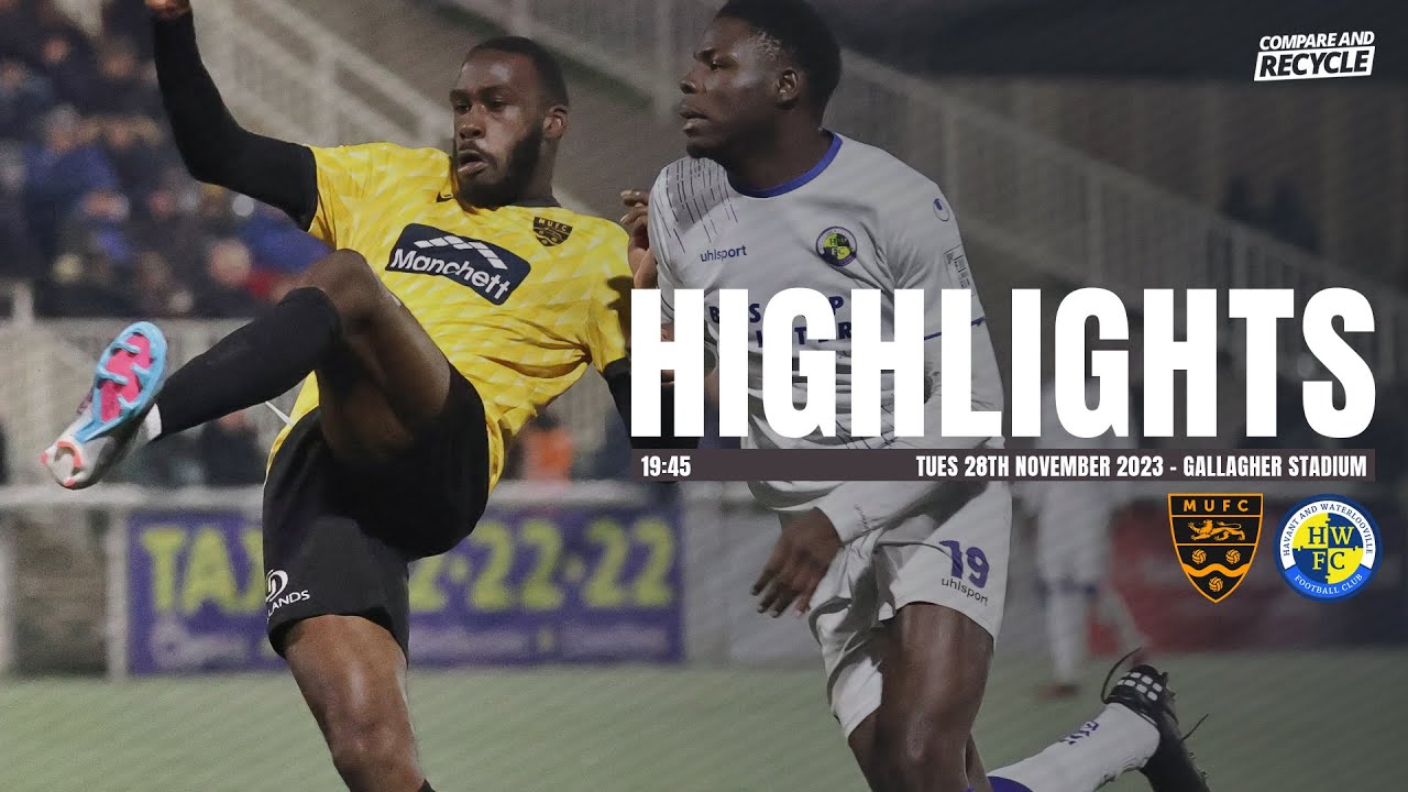 Maidstone United Vs Havant & Waterlooville (28/11/23)