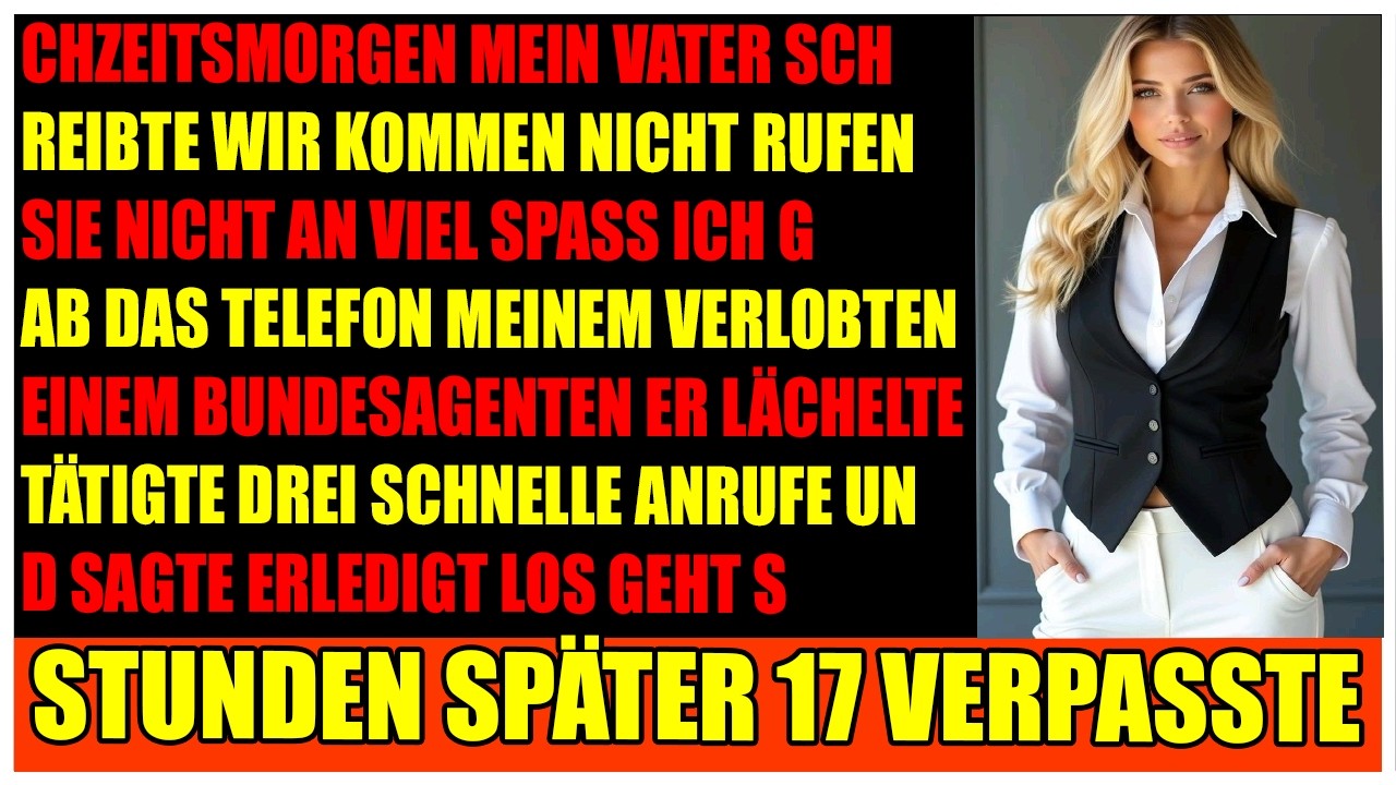 Am Hochzeitstag verlassen  doch mein FBI Verlobter drehte alles mit 3 Anrufen