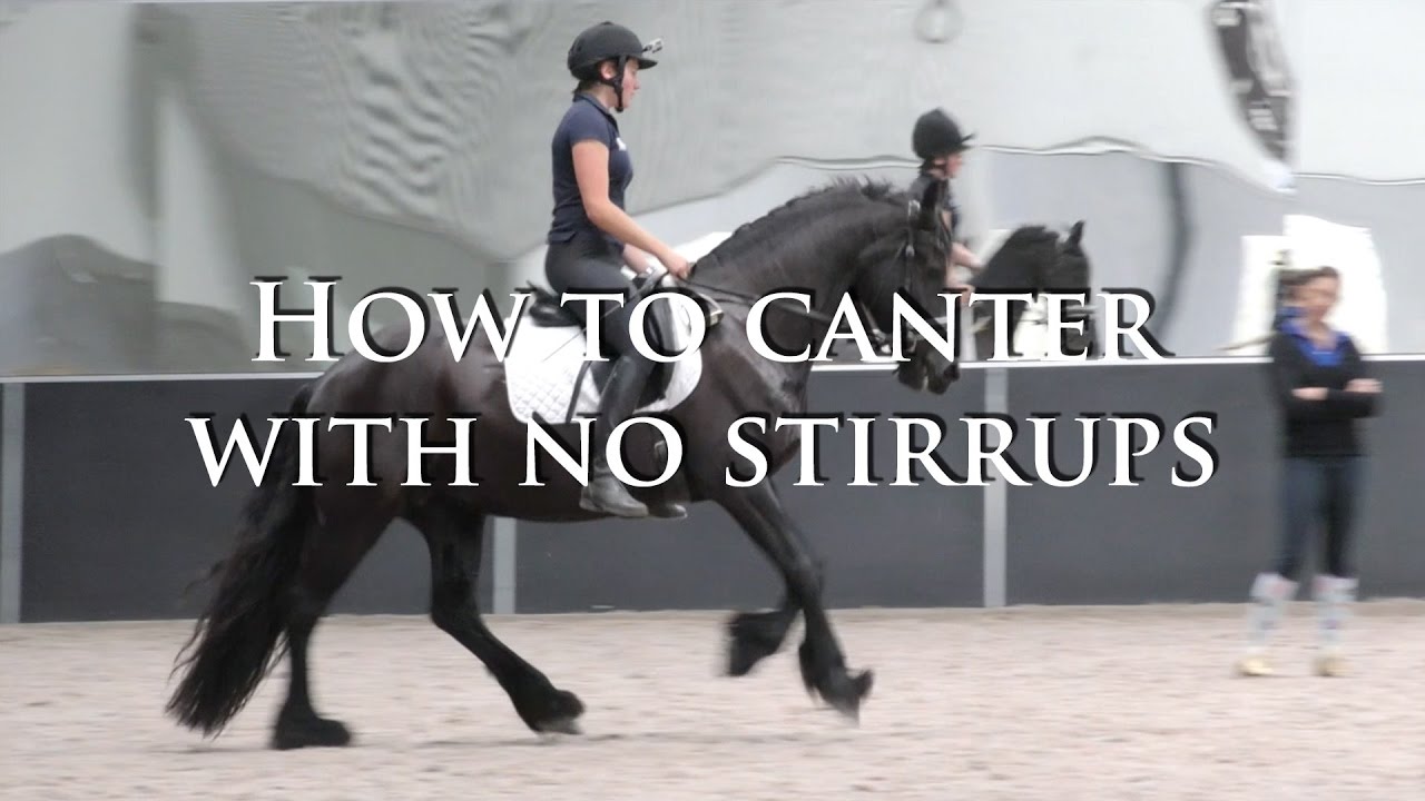 HOW TO CANTER WITH NO STIRRUPS - Dressage Mastery TV Episode 139