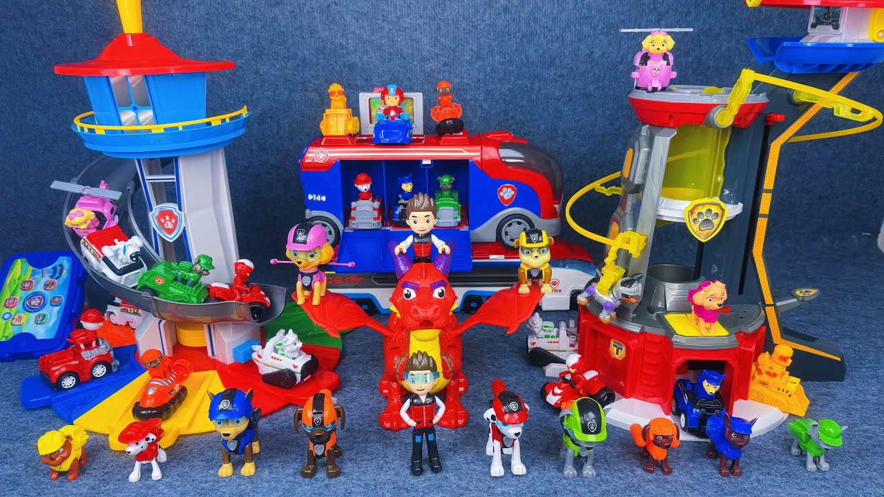 17 Minutes Satisfying with Unboxing Super Cool Paw Patrol Toys Collection Review | ASMR