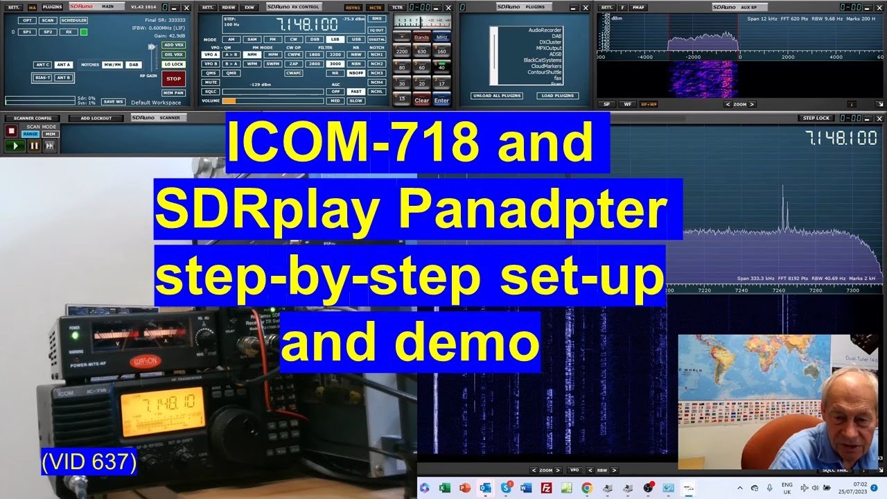 Первая настройка SDR-панадапа