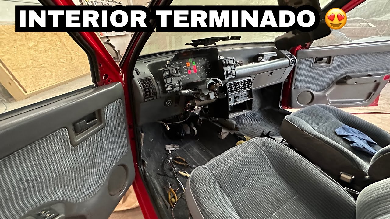 SORTEO mi PROYECTO de FIAT UNO SCR, TERMINÉ de ARMAR el INTERIOR