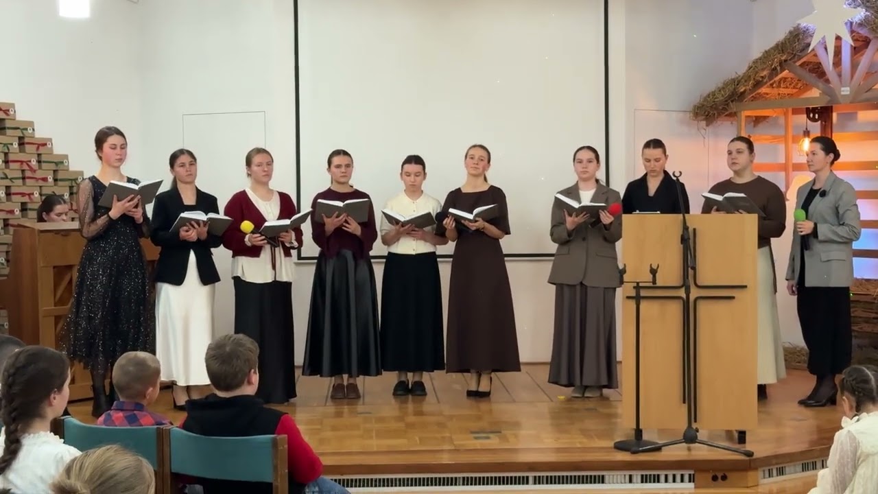 Вифлеемская ночь…(пение сестер)24.12.2025
