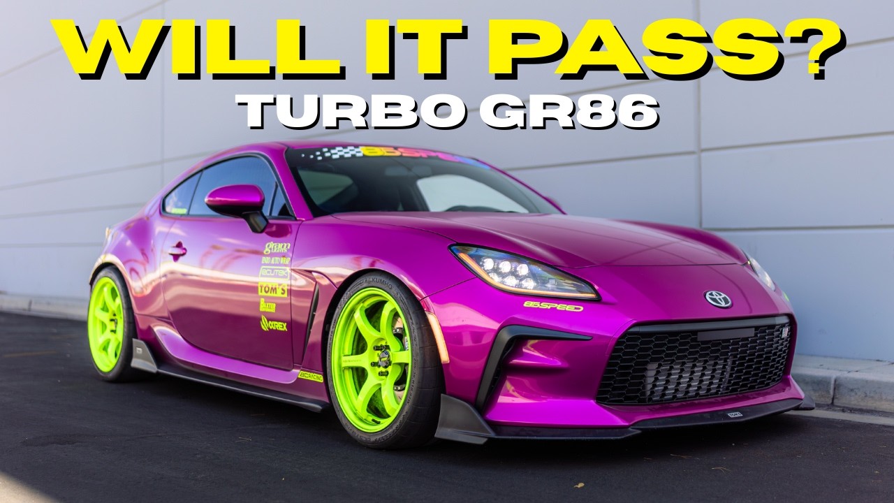Проверка уровня выбросов для Turbo GR86!