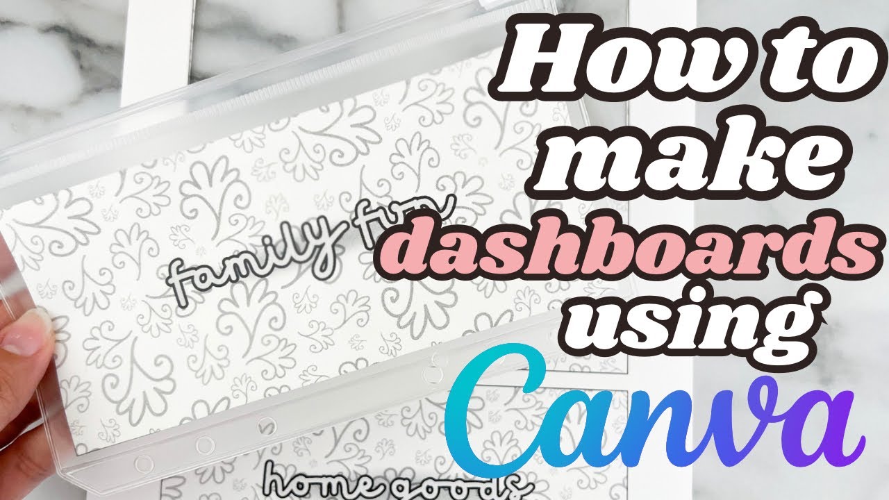 How To Create Dashboards USING CANVA 2023 | Naturally Lizzie
