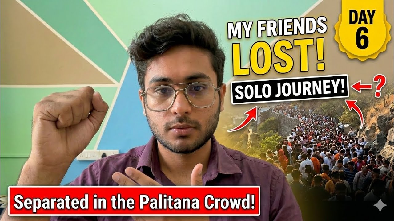 I Got Separated in Palitana... | The Reality of My Journey | Day 6
