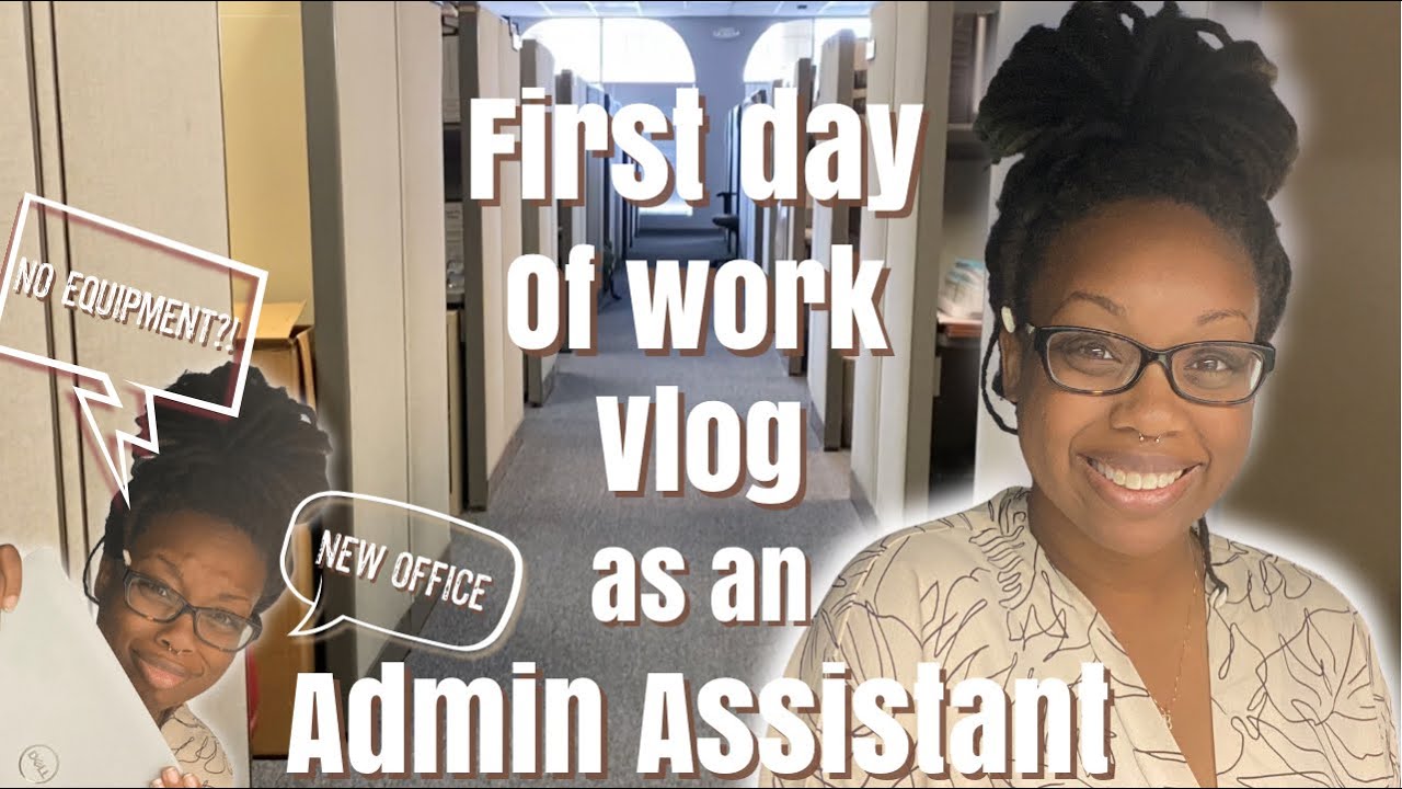 First day of work vlog|Come to work with me|9-5 admin vlog|B.Knotty #firstdayofwork #cometoworkvlog