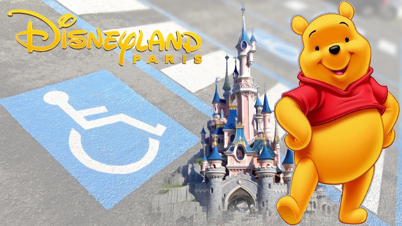 DISABILITY PARKING , DISNEYLAND PARIS FRANCE Winnie the Pooh parking