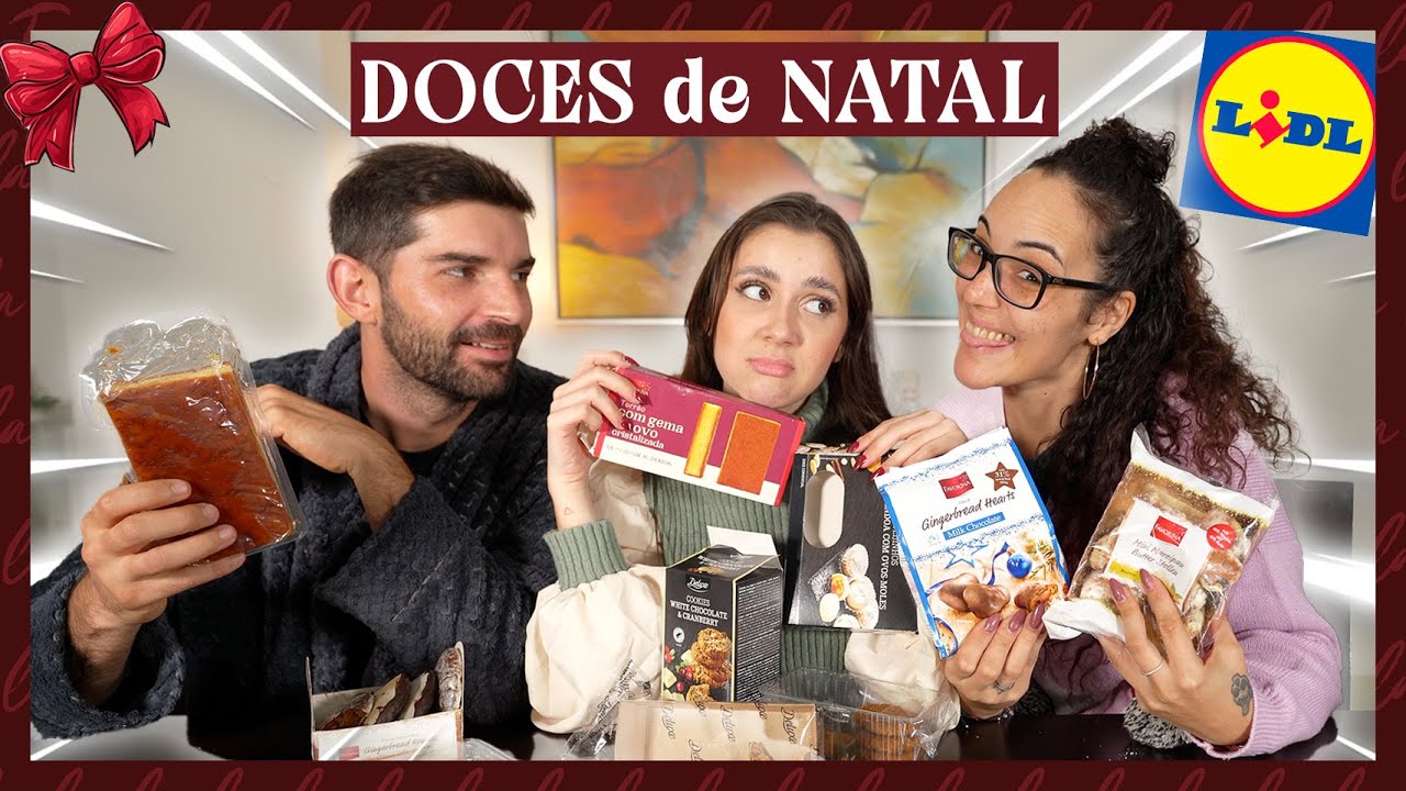 DOCES / SNACKS de NATAL do LIDL 🎄| #NatalDaGentil | Joana Gentil