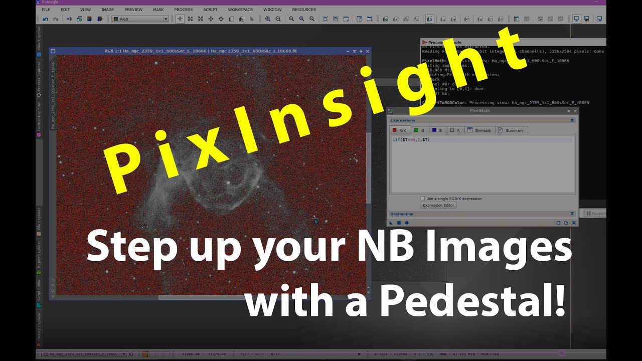 WBPP : PixInsight : Output Pedestal for Narrowband Imagery