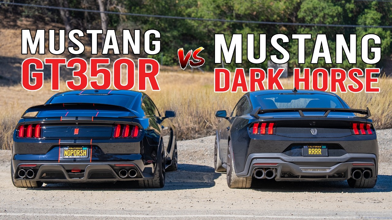 Ford Mustang Shelby GT350R против Ford Mustang Dark Horse | Лучший Mustang за $80 000?