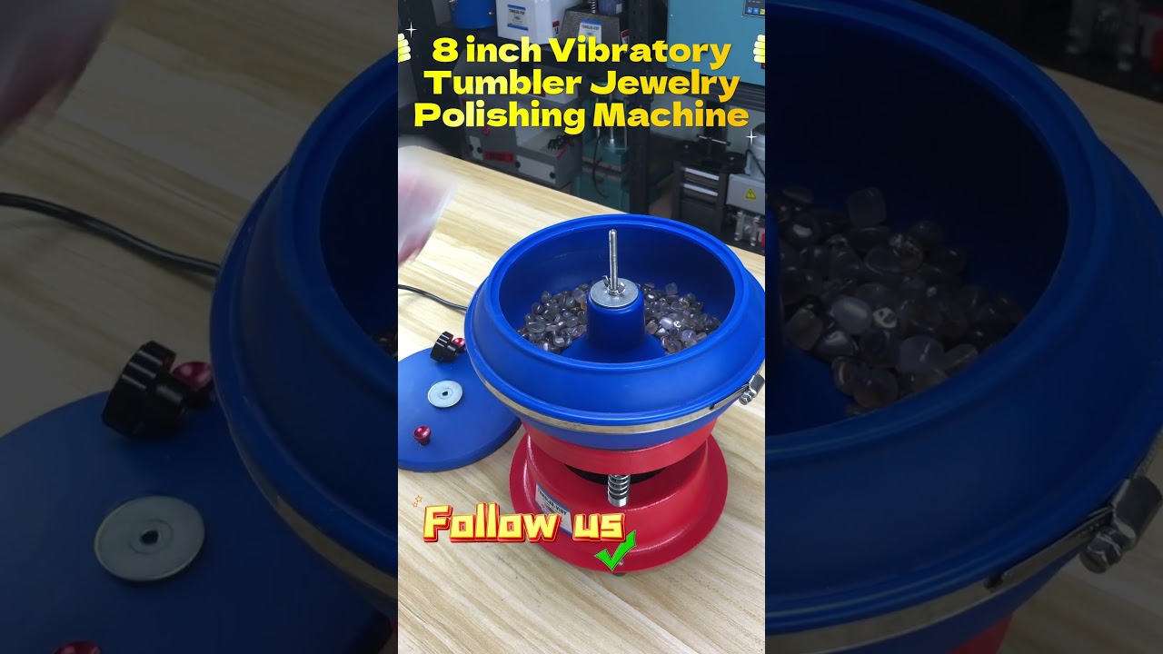 Tooltos 8 inch Vibratory Tumbler Jewelry Polishing Machine Operation Video is Comming!  #machine