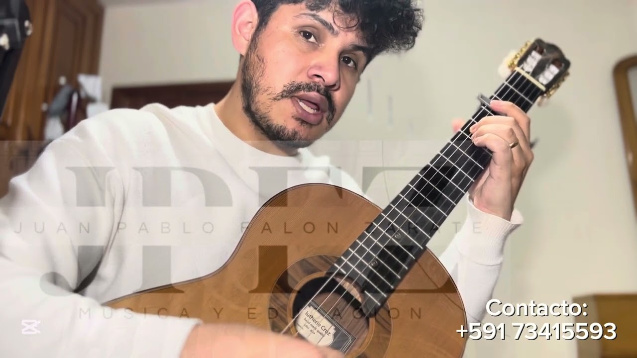 Secreto amor - proyección tutorial guitarra