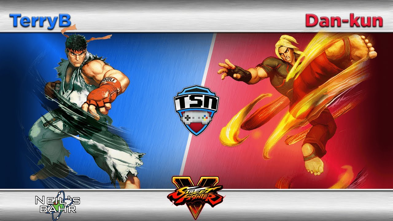 SFV @ Neil's (6-27) - TerryB (Ryu) vs. Dan-kun (Ken) - LR1