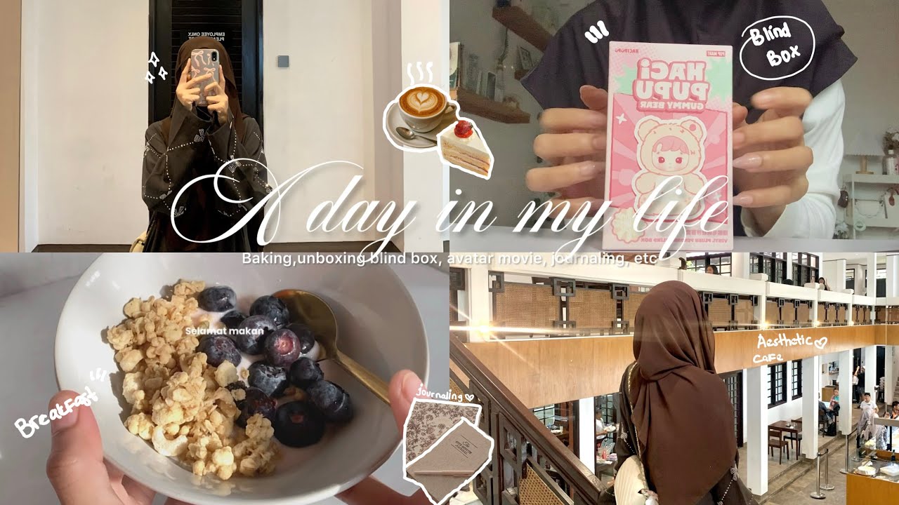 DECEMBER VLOG | making pandan cake, unboxing blind box, aesthetic cafe, avatar movie, etc🎞️📸✨