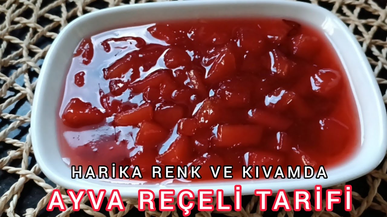 🔴 AYVA REÇELİ NASIL YAPILIR❓ RENK,  KIVAM VE LEZZETİNE HAYRAN BIRAKAN LOKUM GİBİ AYVA REÇELİ TARİFİ👌