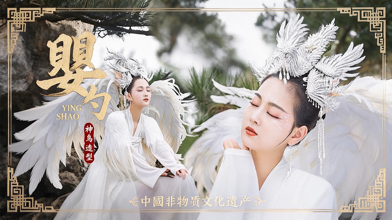 每一片羽毛都是易拉罐做的！不可思议！用易拉罐給仙女做頭飾！ 《山海經》嬰勺造型 | 雁鴻Aimee