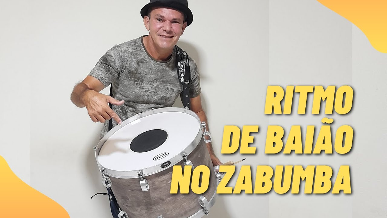 COMO TOCAR RITMO DE BAIÃO NO ZABUMBA - Vitor Meneses Zabumba da VM Percussão