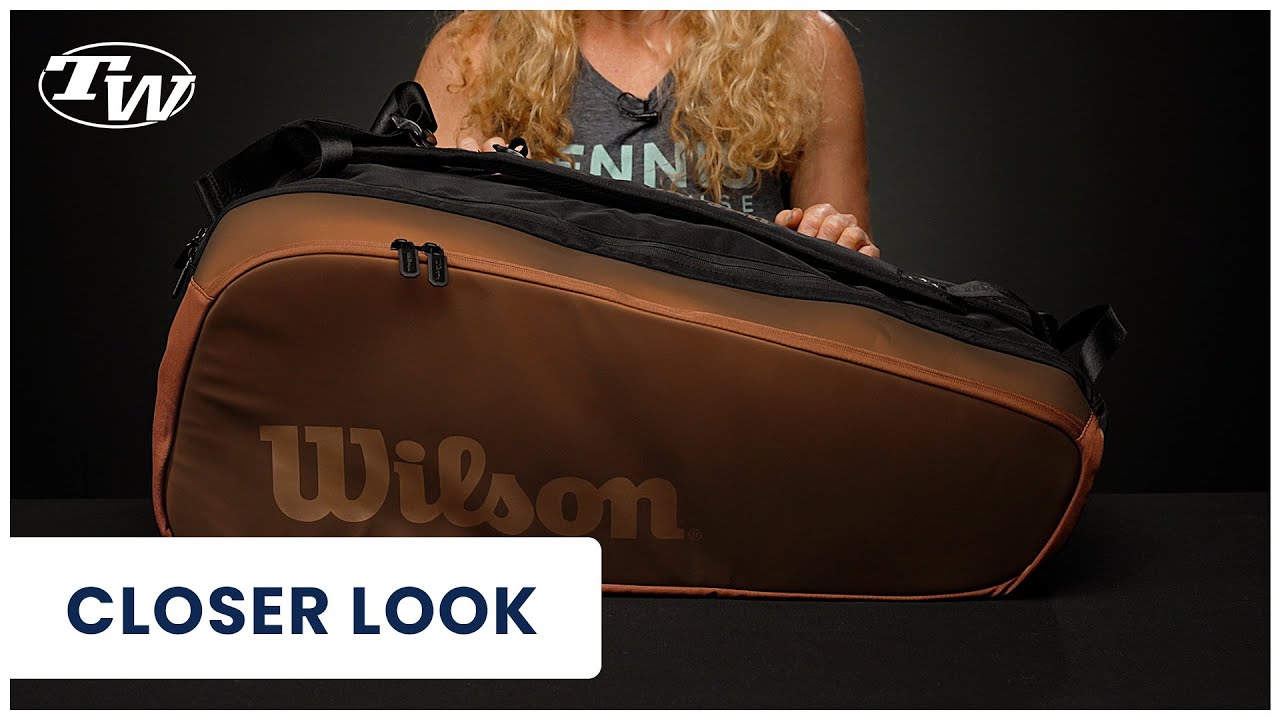 Take a closer look at the Wilson Super Tour PRO STAFF 9 Pack Tennis Bag (2023)