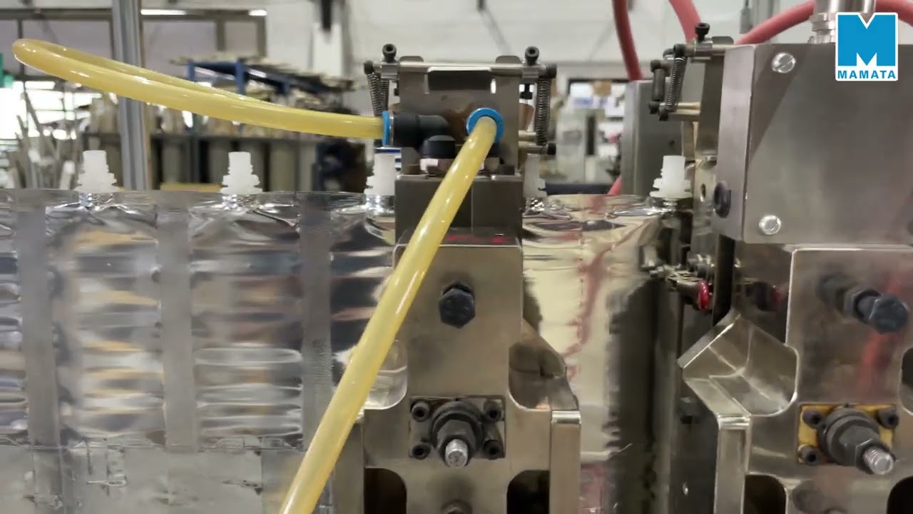 Mamata | Vega 285 PM- Automatic Pouch Making System with In-line Spout Fixing