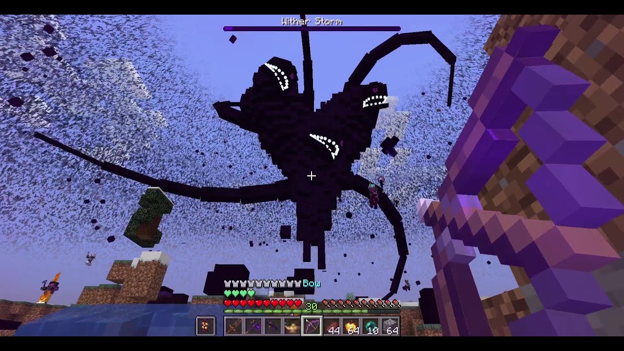 (Minecraft) Empowered Wither Storm - Explorer's Eve 1.5.3 Final Boss Showcase