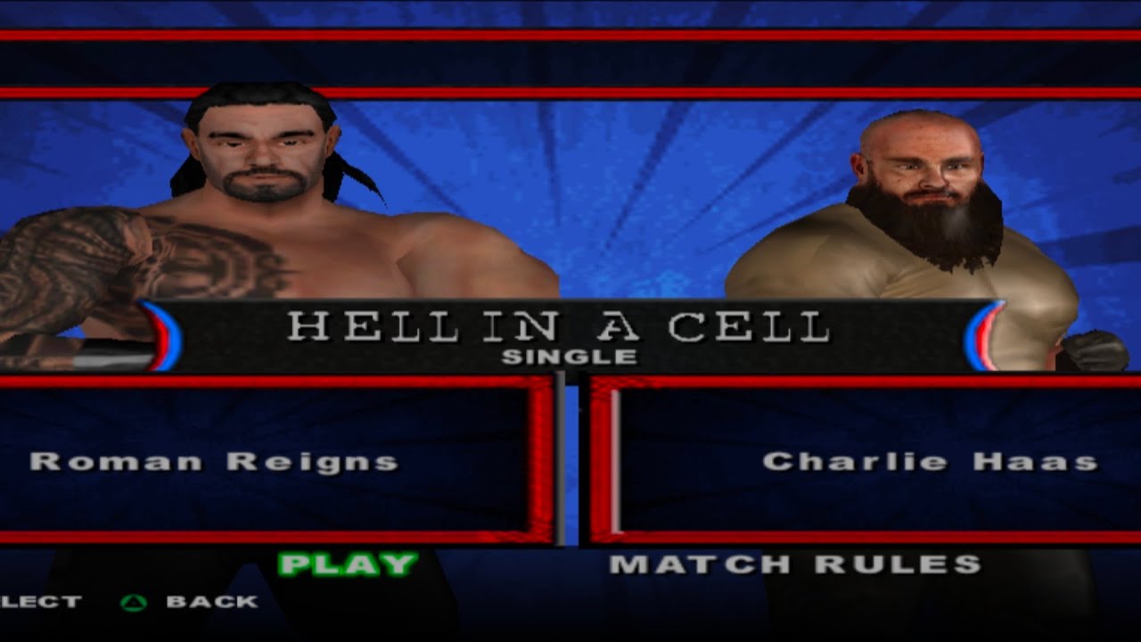 Roman Reigns vs Braun Strowman Steel cage match | #wwe #smackdown #ps2 #viral #gameplay #wwe2k22