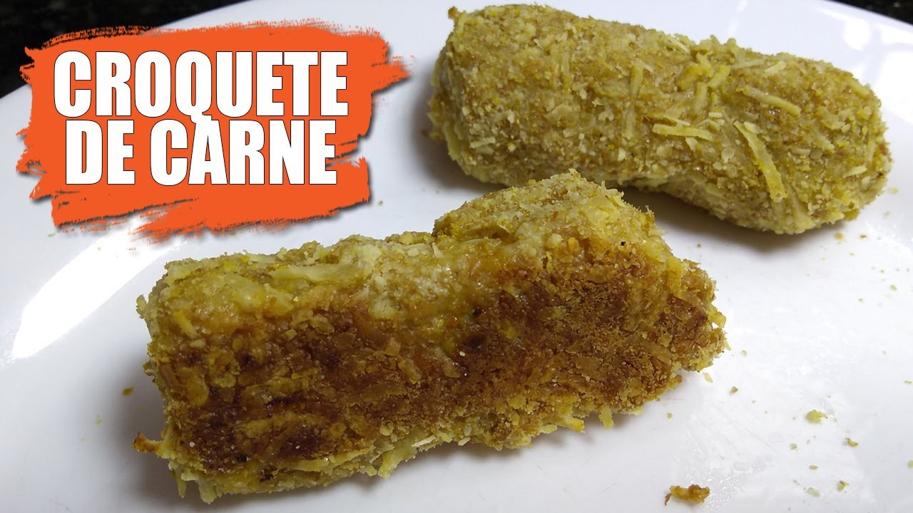 Como Fazer CROQUETE LOW-CARB - MELHOR Bolinho De Carne Para Dieta Cetogênica
