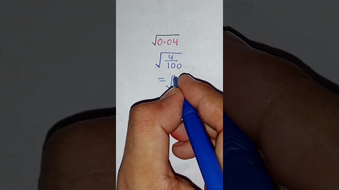 √0.04 = ? | 
